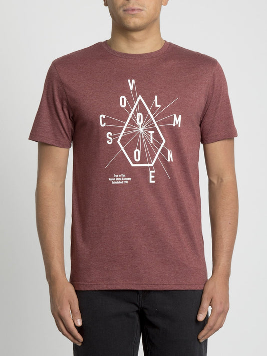 Eyechart T-Shirt - Purpurrot