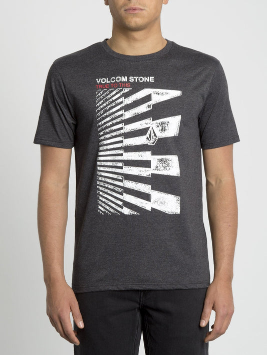 T-shirt Stone Truth - Heather Black