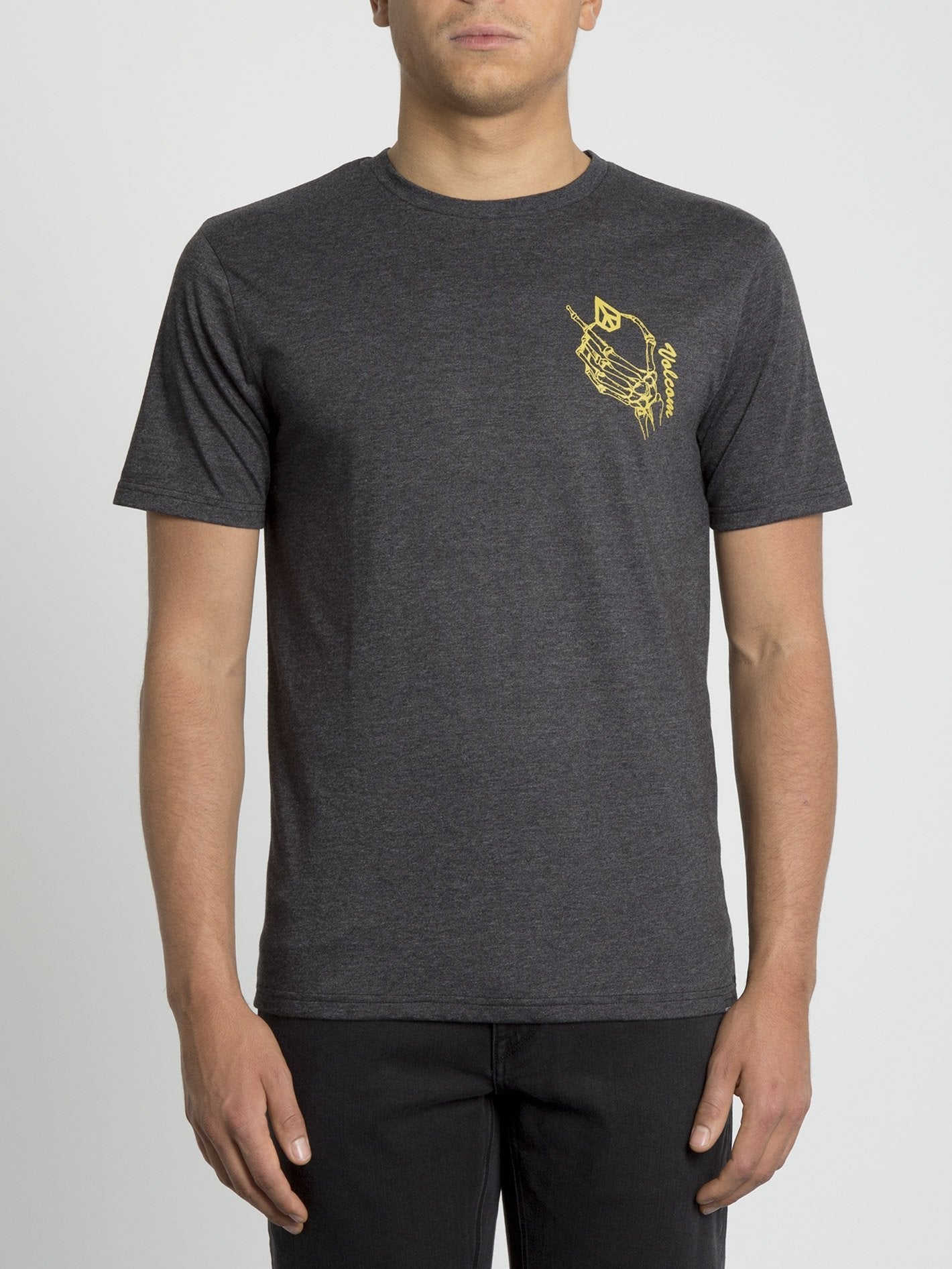 My World T-Shirt - Heather Black