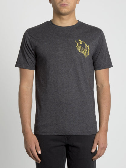 My World T-Shirt - Heather Black