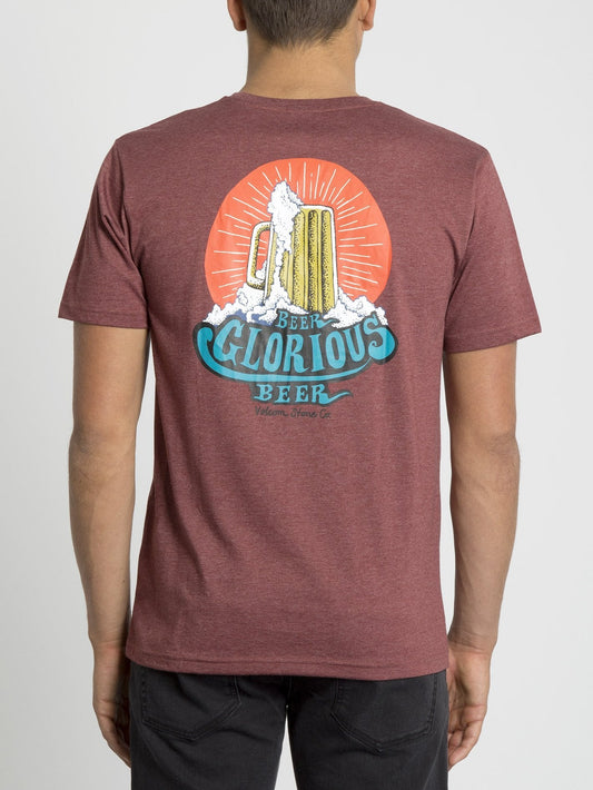 T-shirt Glorious Beer - Crimson