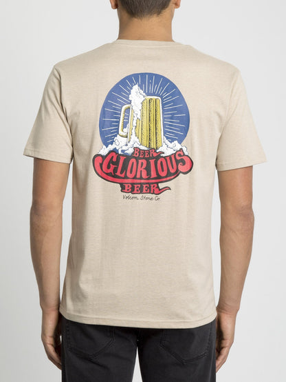 T-shirt Glorious Beer - Oatmeal