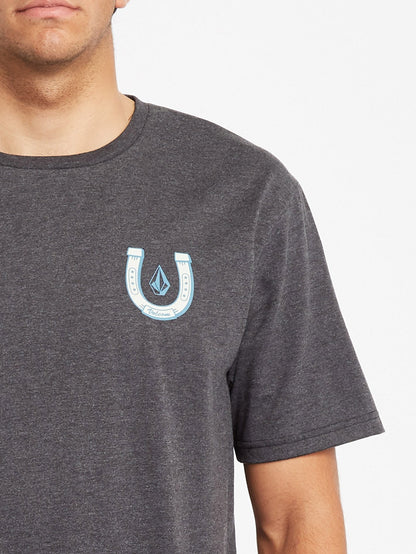 Lucky Yew T-Shirt - SCHWARZ MELIERT