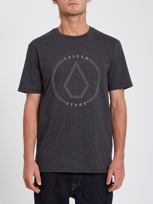 T-Shirt Rim Stone - HEATHER BLACK