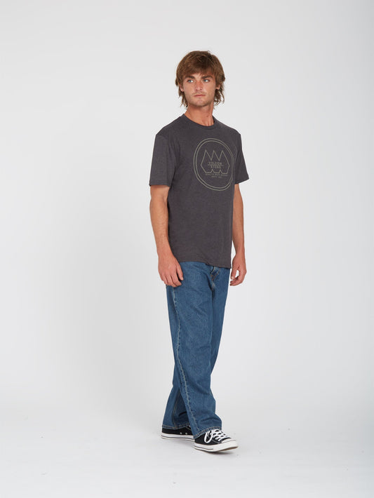 T-shirt Tri Stone - HEATHER BLACK