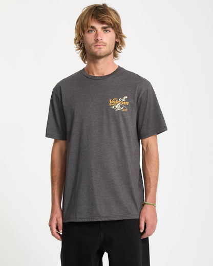 T-Shirt Back Country - Heather Black
