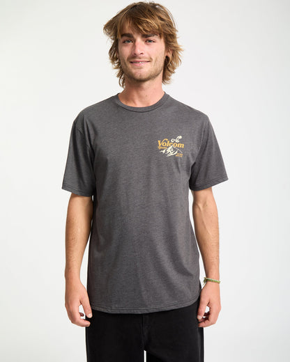 T-Shirt Back Country - Heather Black