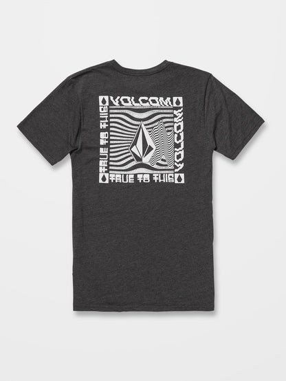Slider T-shirt - HEATHER BLACK