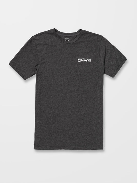 Slider T-Shirt - SCHWARZ MELIERT