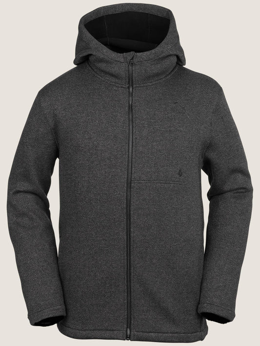 Sweat Stn Storm Bonded Zip - Black