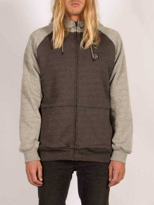 Sweatshirt zippé à capuche Homak - Grey