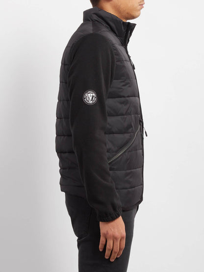 Foley Sweatshirt mit Reißverschluss - Schwarz
