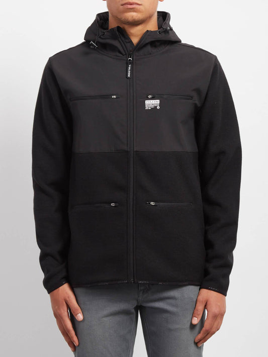 Sweat Doked Zip - Black