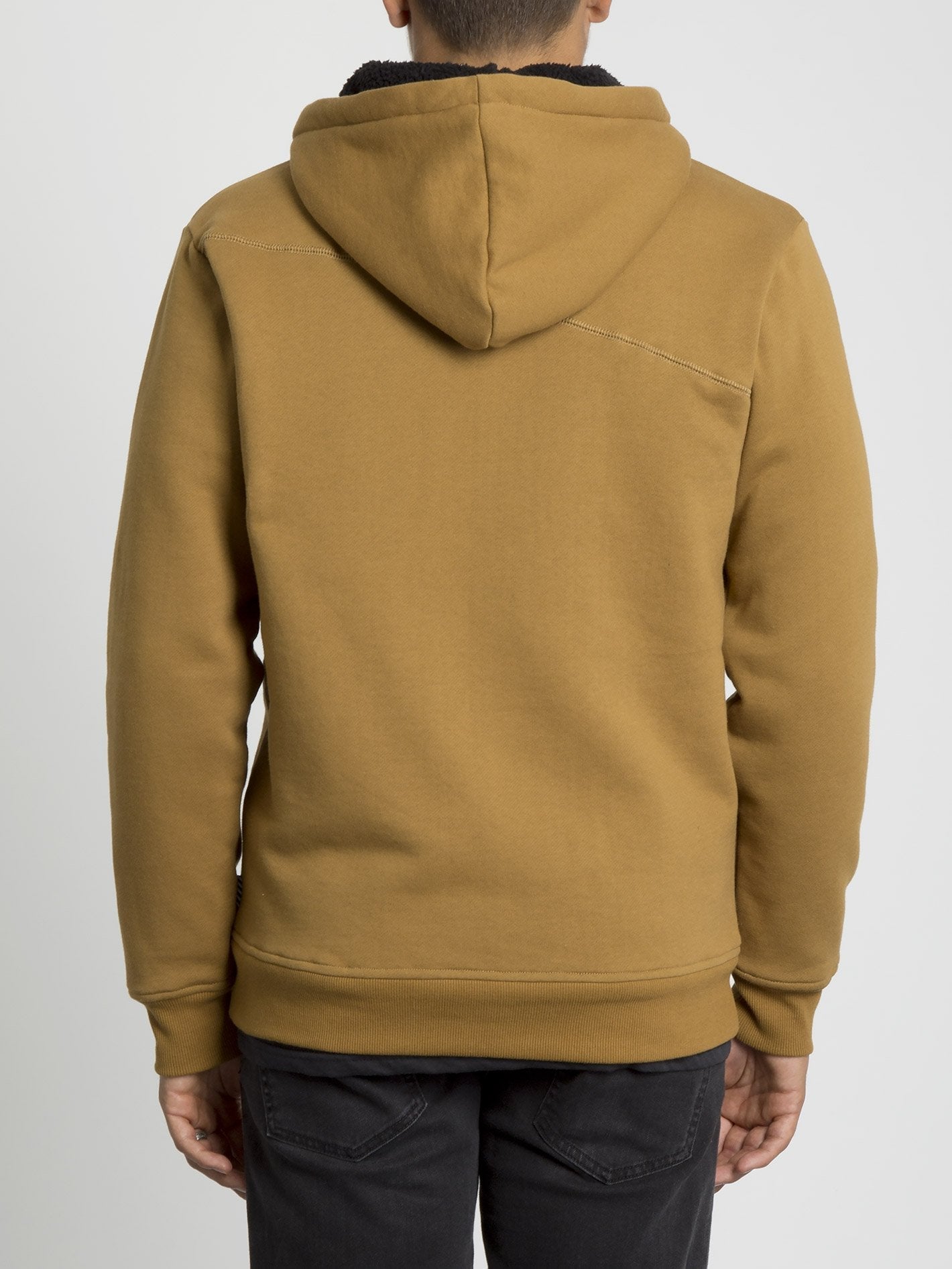 Sweat à capuche Single Stone Lined Zip - Rust