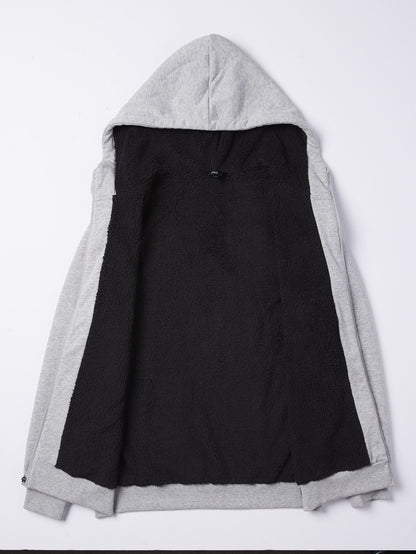 Sweat à capuche Stone Lined Zip - Storm