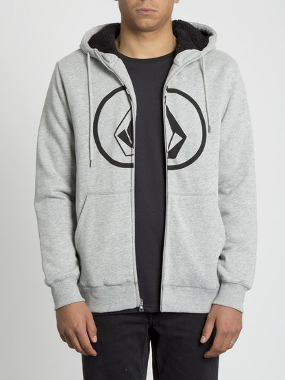 Sweat à capuche Stone Lined Zip - Storm