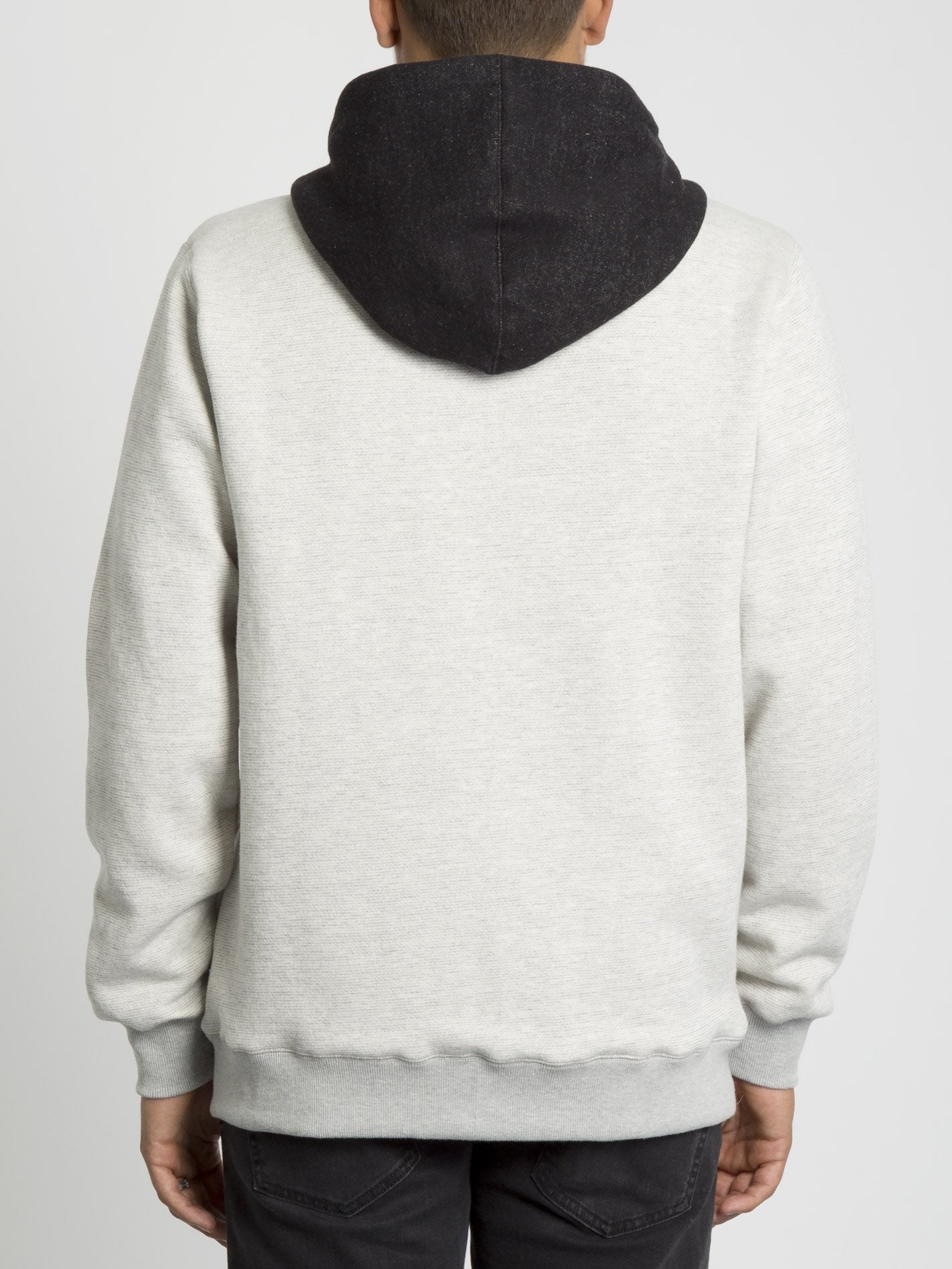 Drastic Stone Lined Zip Hoodie - Heather Gray