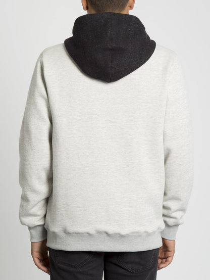 Drastic Stone Lined Zip Hoodie - Heather Gray