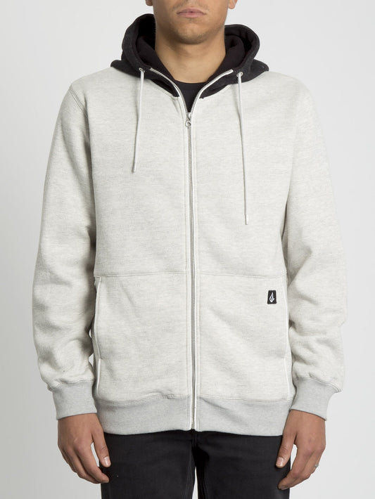 Sweat à capuche Drastic Stone Lined Zip - Heather Grey