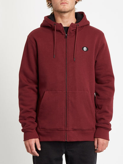 Sweat à capuche zippé doublé Single Stone - PORT