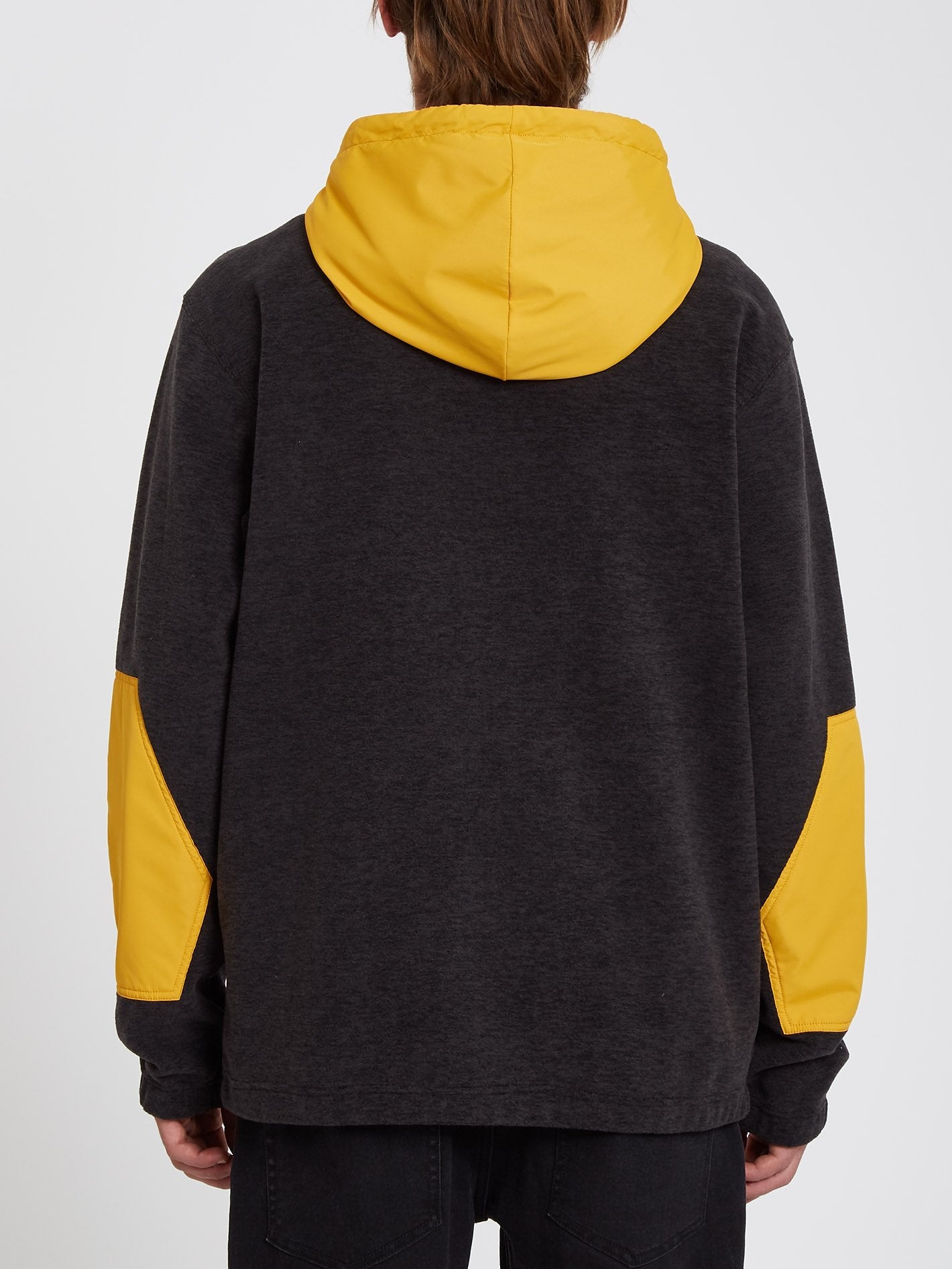 Sweat à Capuche Zippé Doublé Yzzolater - BLACK