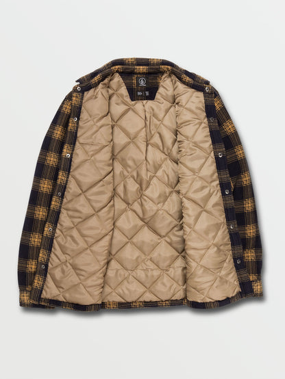 Chemise en molleton Bowered - DARK KHAKI