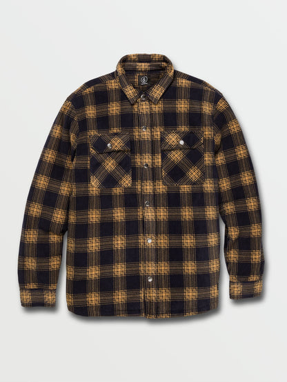 Chemise en molleton Bowered - DARK KHAKI