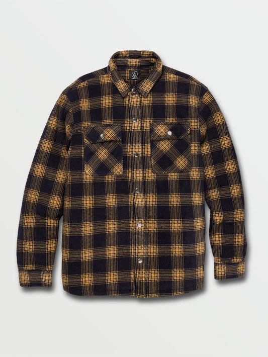 Chemise en molleton Bowered - DARK KHAKI