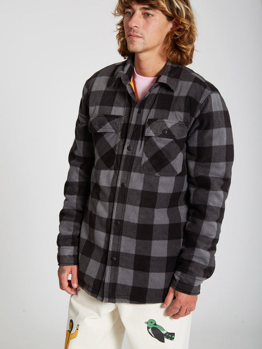 BOWERED FLEECE LS