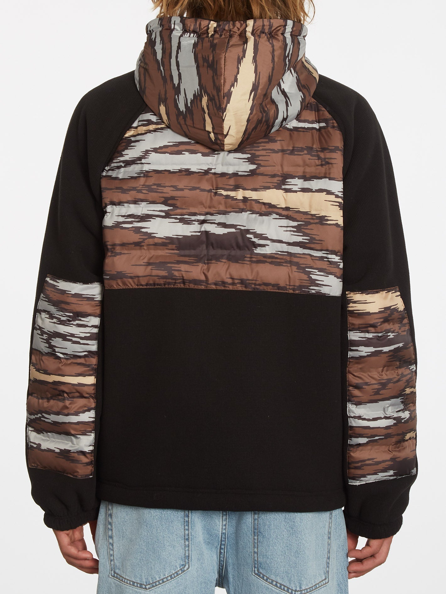 Sweat à capuche zippé Muzzer Tripper - BARK BROWN