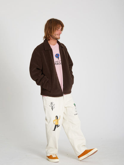 Edwart Sherpa-Jacke – DUNKELBRAUN