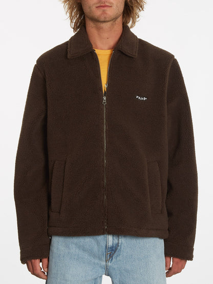 Edwart Sherpa-Jacke – DUNKELBRAUN