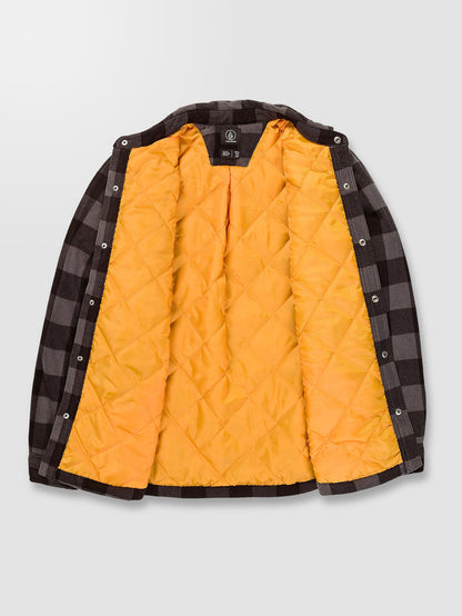 Bowered Fleece Overshirt - PEWTER