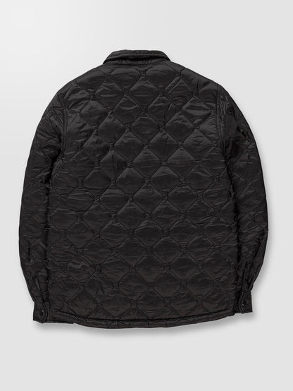 Bowered Plus Fleece-Überhemd – SCHWARZ