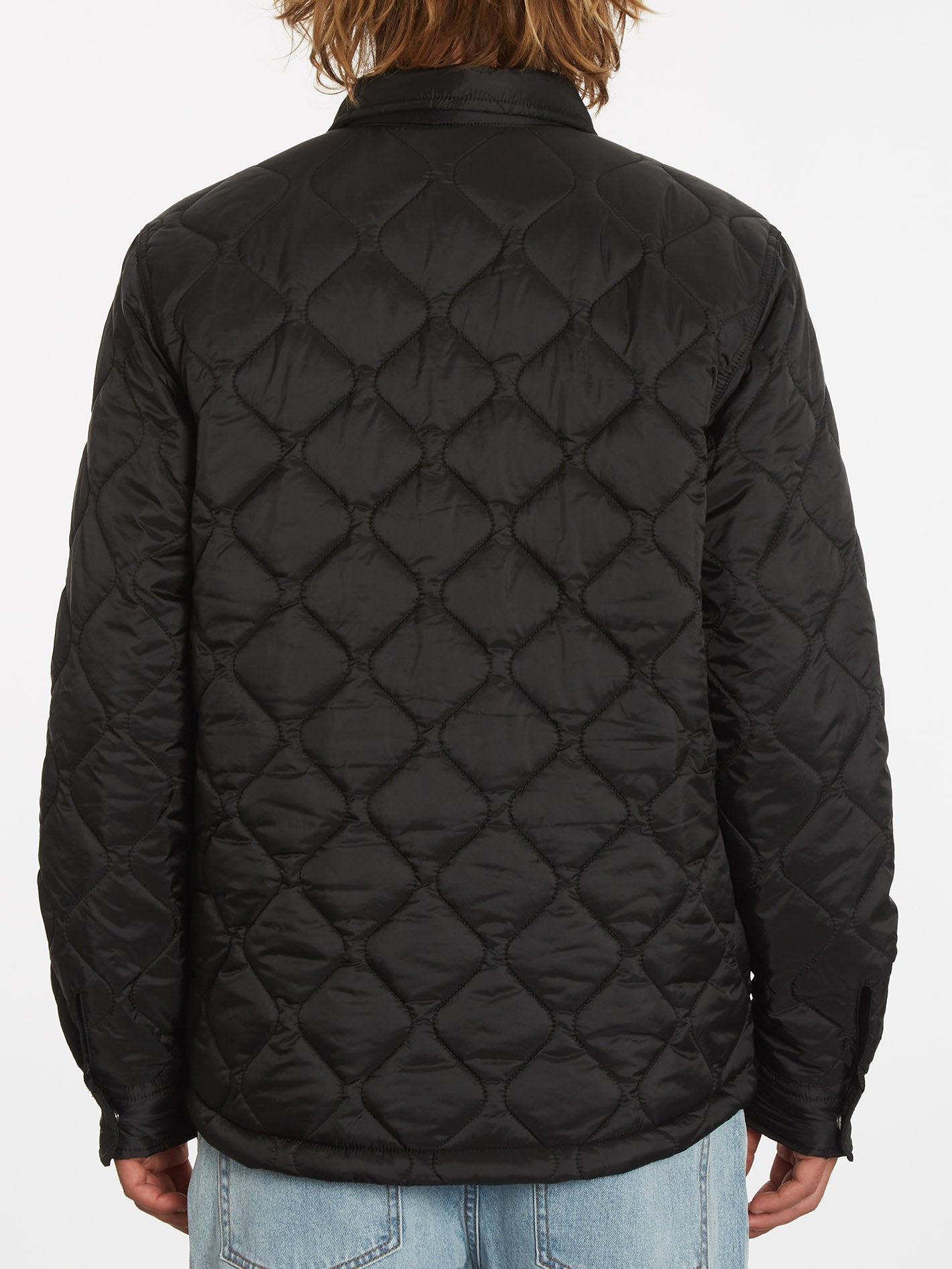 Bowered Plus Fleece-Überhemd – SCHWARZ