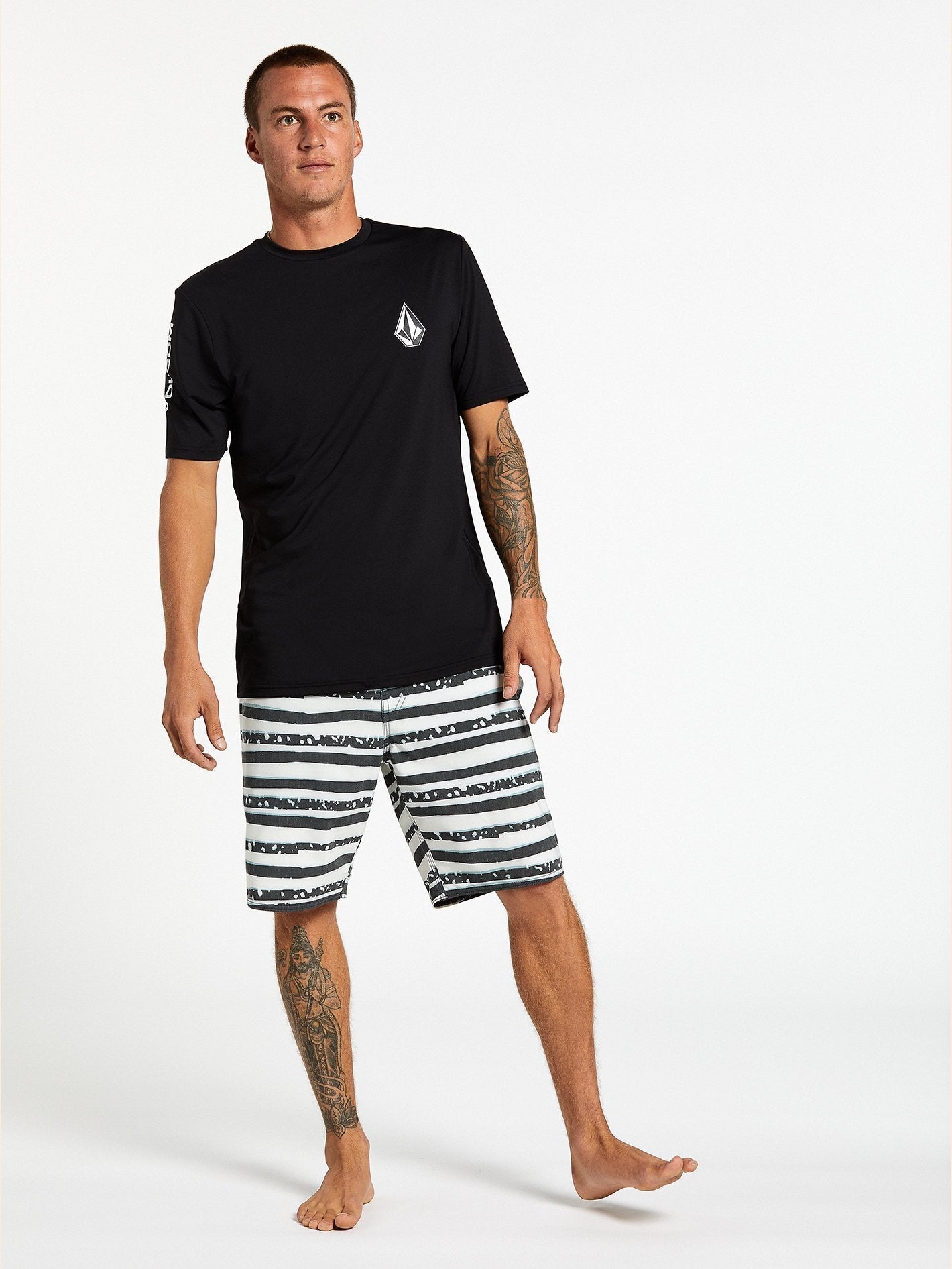 Deadly Stones Upf 50 Rashguard T-Shirt - Schwarz