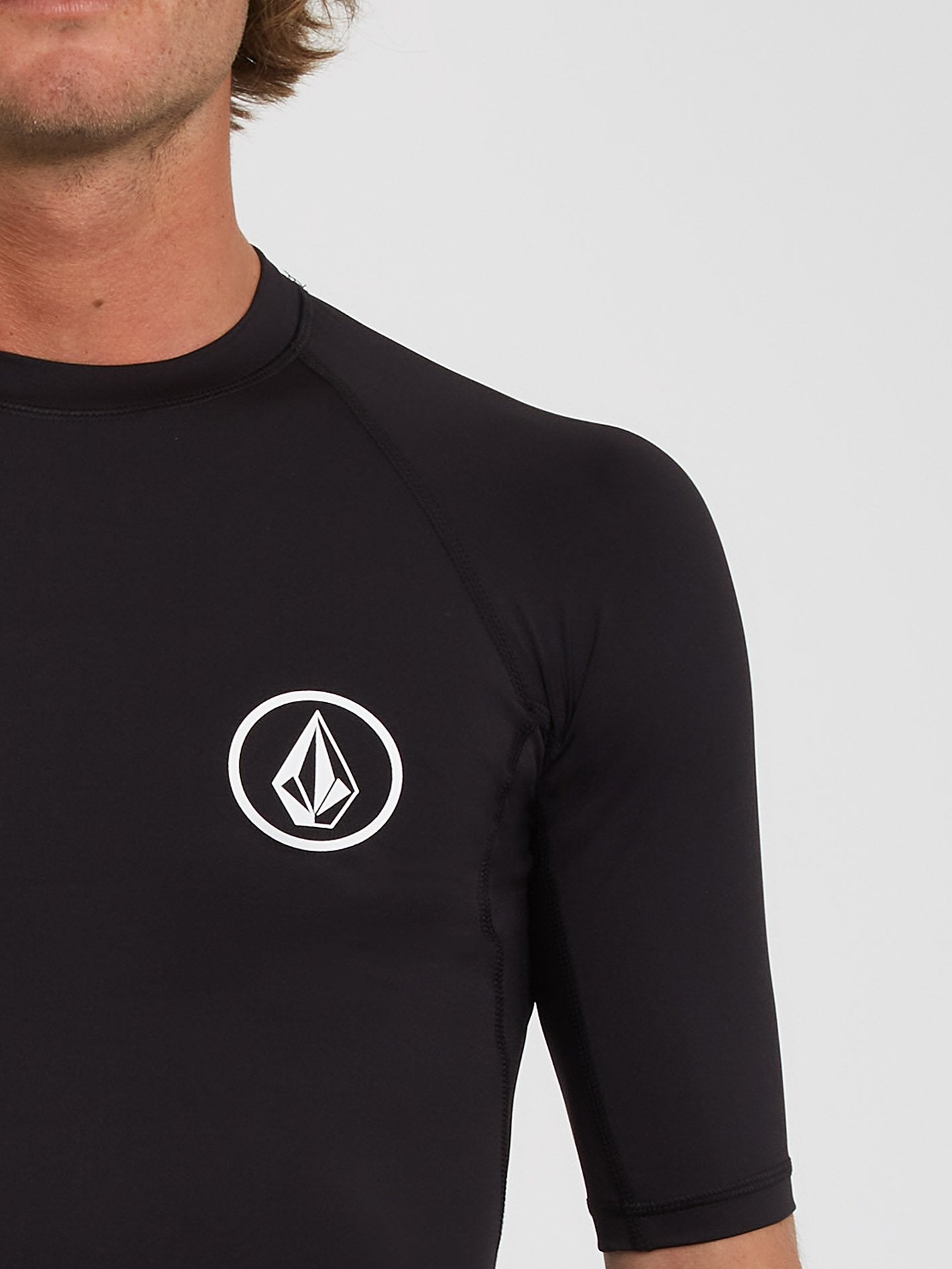 Lido Solid Rashguard - BLACK