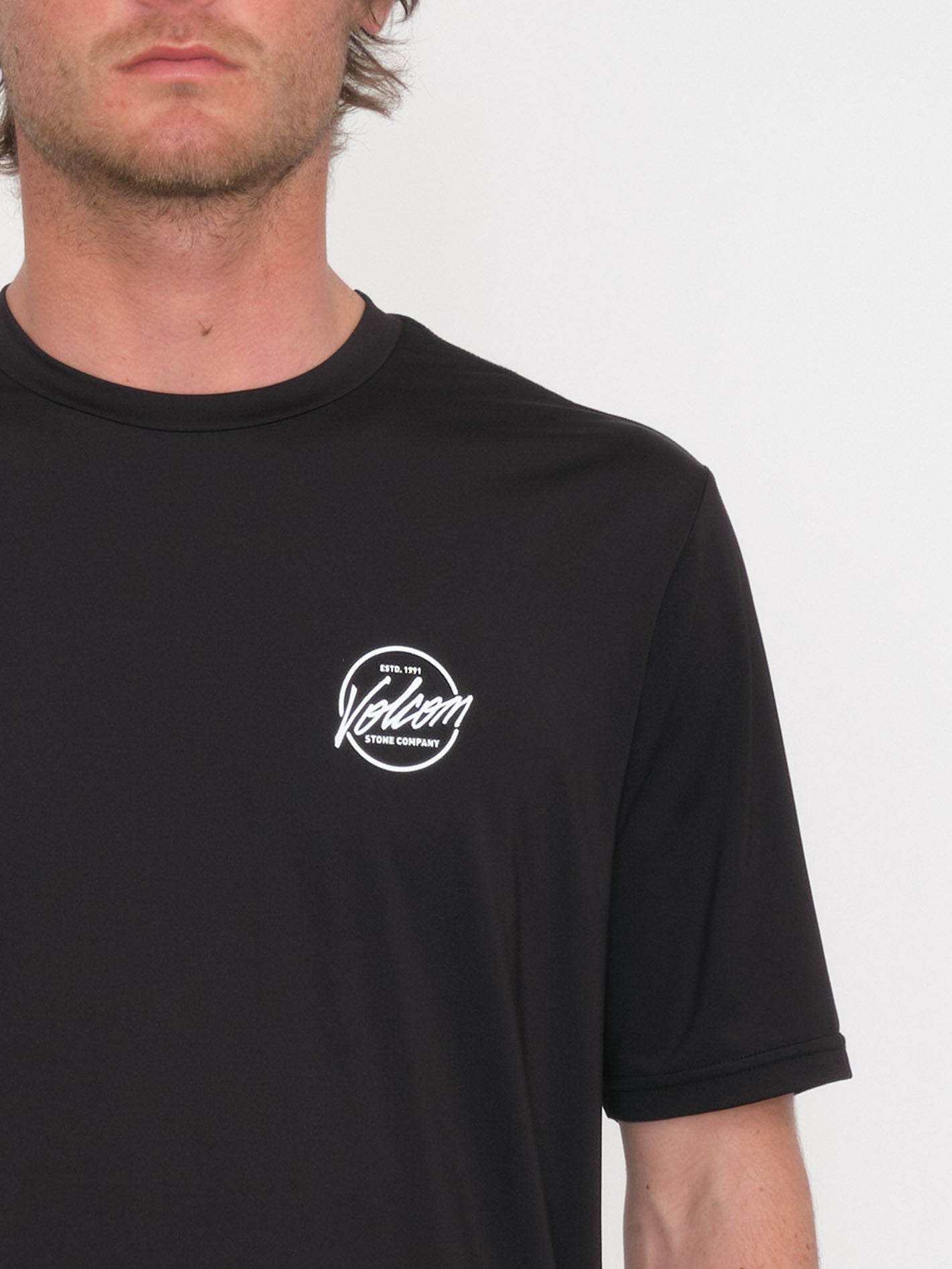 Stone Stamp Rashguard - SCHWARZ