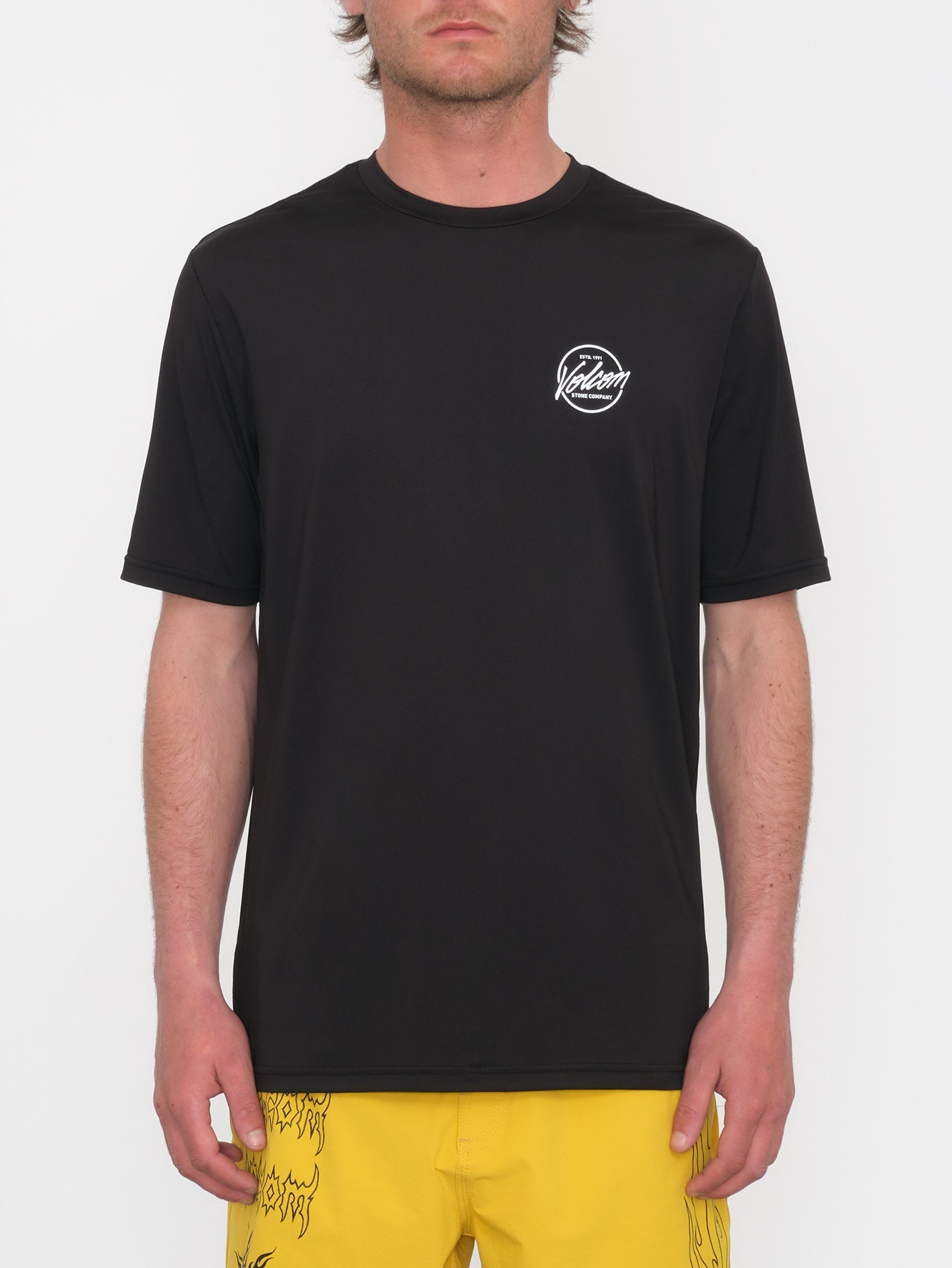 Stone Stamp Rashguard - SCHWARZ