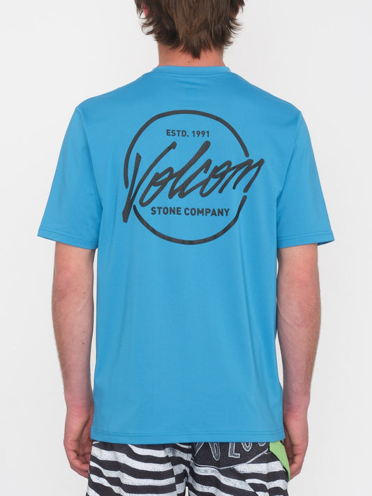 Stone Stamp Rashguard - TIDAL BLUE