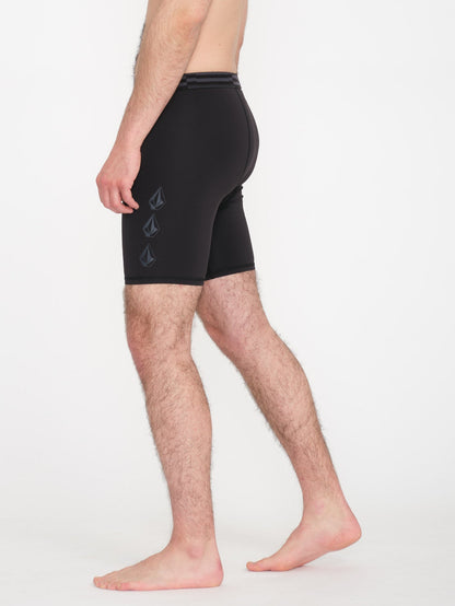 Surf Vitals J Robinson Compression Shorts - BLACK