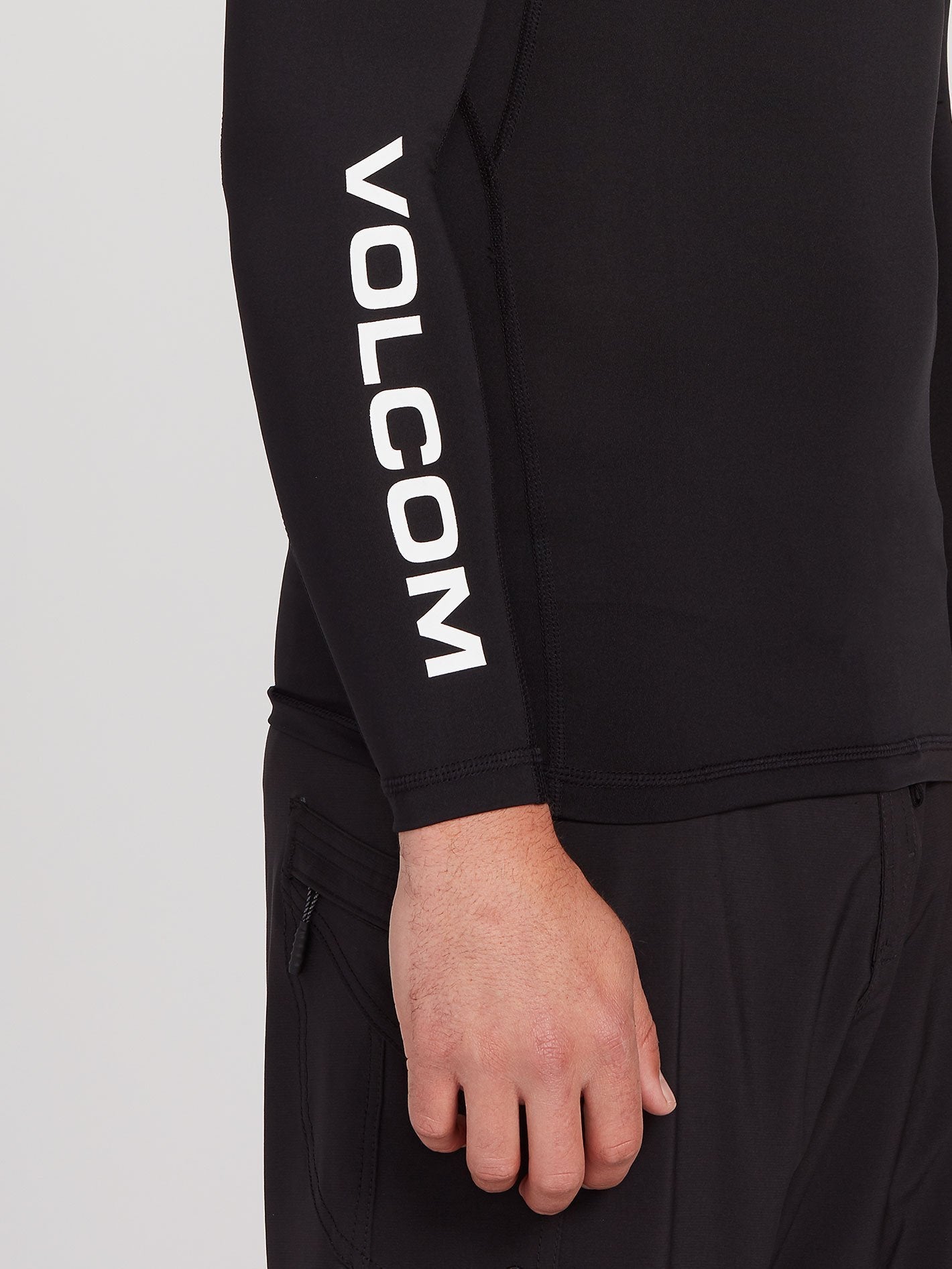 Lido Solid Upf 50 Rashguard T-Shirt - Black