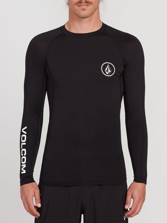 T-Shirt Rashguard Lido Solid Upf 50 - Black