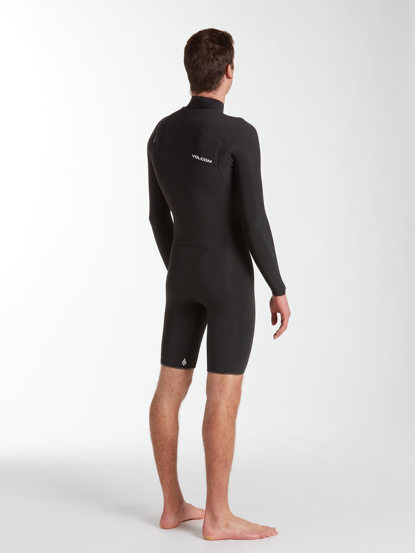 Modulator 2/2 mm mid-season long-sleeved wetsuit with chest zip - BLACK