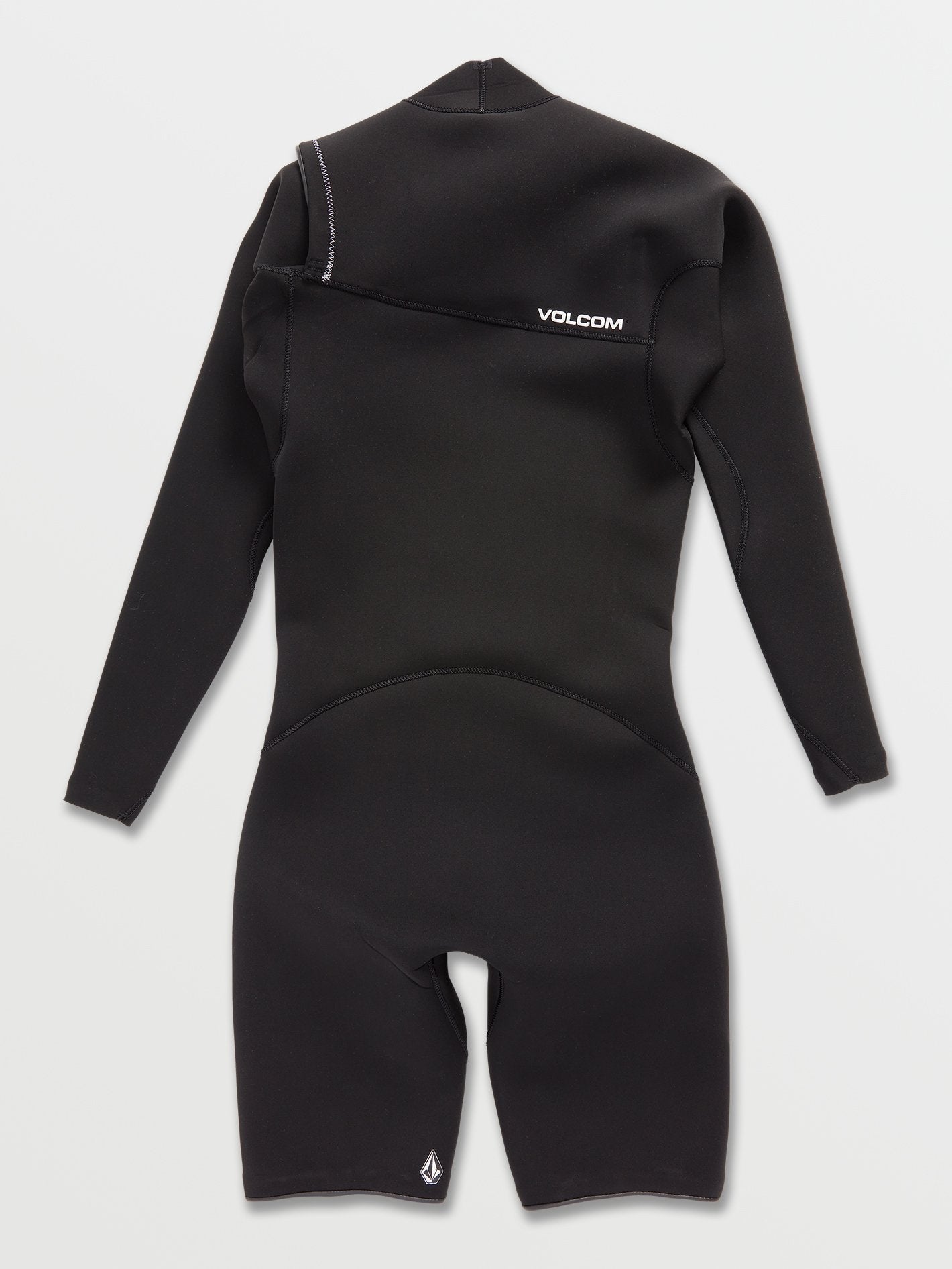 Modulator 2/2 mm mid-season long-sleeved wetsuit with chest zip - BLACK