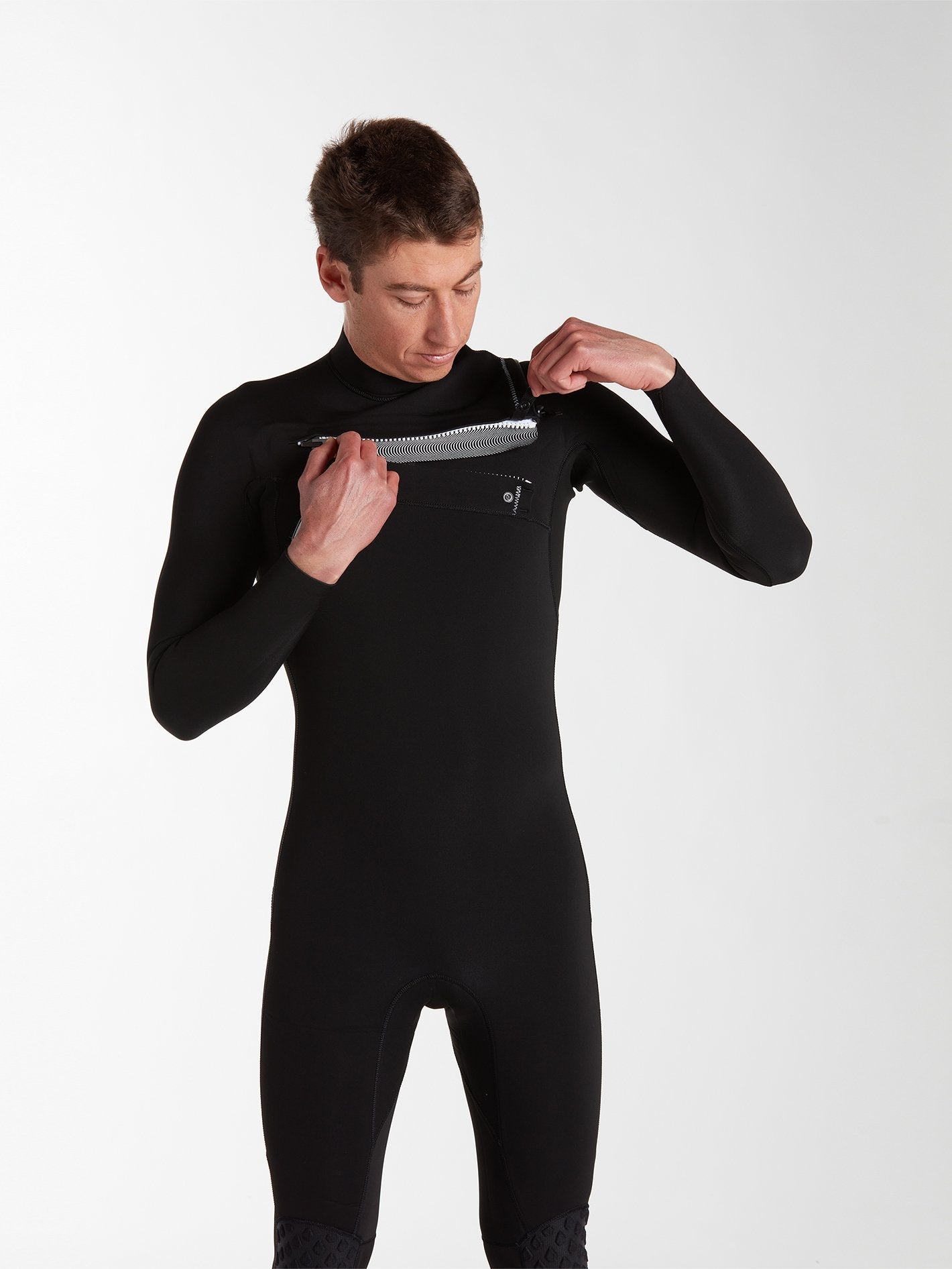 Modulator 2/2 mm Mid-Season Chest Zip Neoprenanzug – SCHWARZ