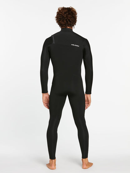 MODULATOR 3/2 MM CHEST ZIP WETSUIT - BLACK