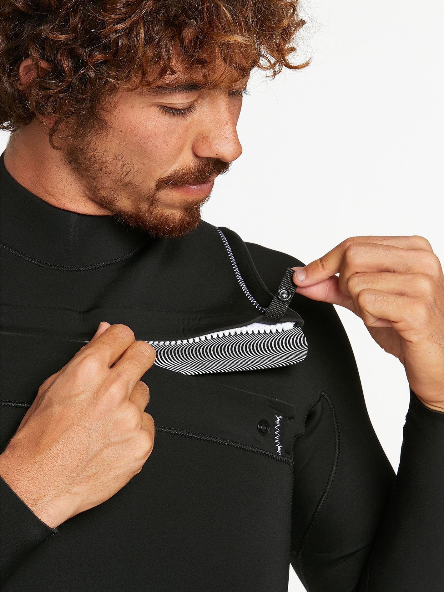 MODULATOR 3/2 MM CHEST ZIP WETSUIT - BLACK