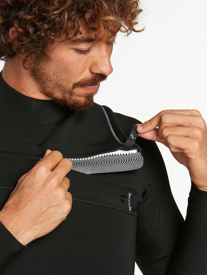 MODULATOR 3/2 MM CHEST ZIP WETSUIT - BLACK
