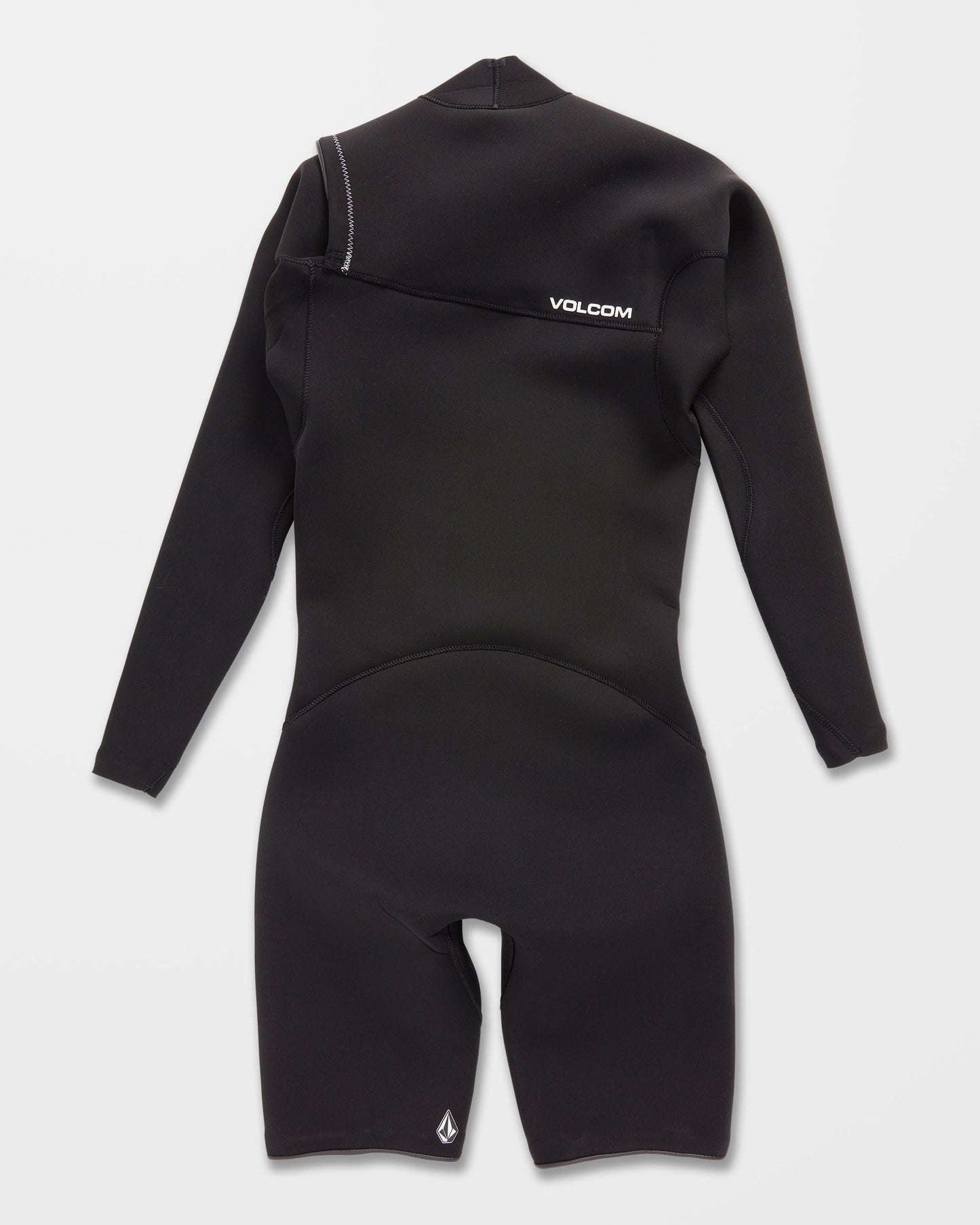 2/2 mm Langarm-Surf-Neoprenanzug – SCHWARZ